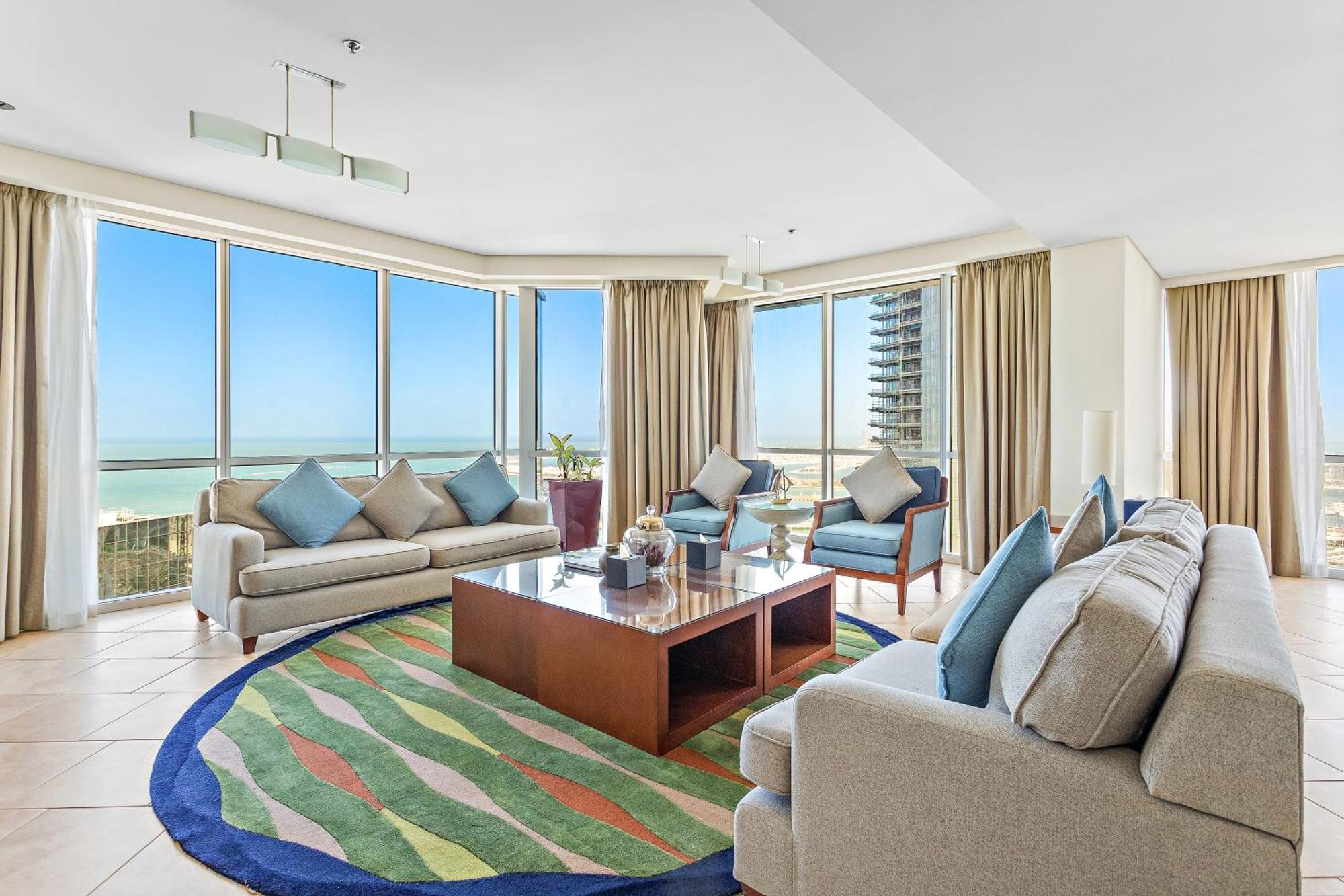 Blue Beach Tower The Walk Jbr Dubai Exterior photo Living room